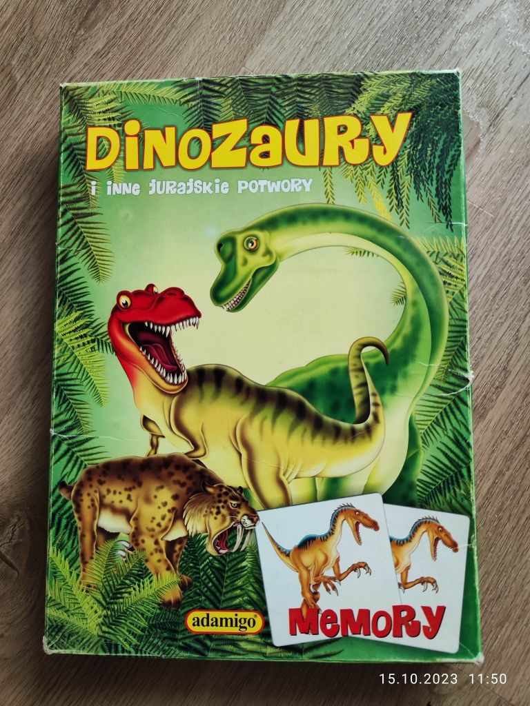 Gra dinozaury memory