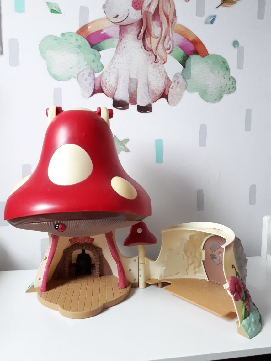 Domek dla elfów, lalek, myszek z dźwiękiem w kształcie grzybka
