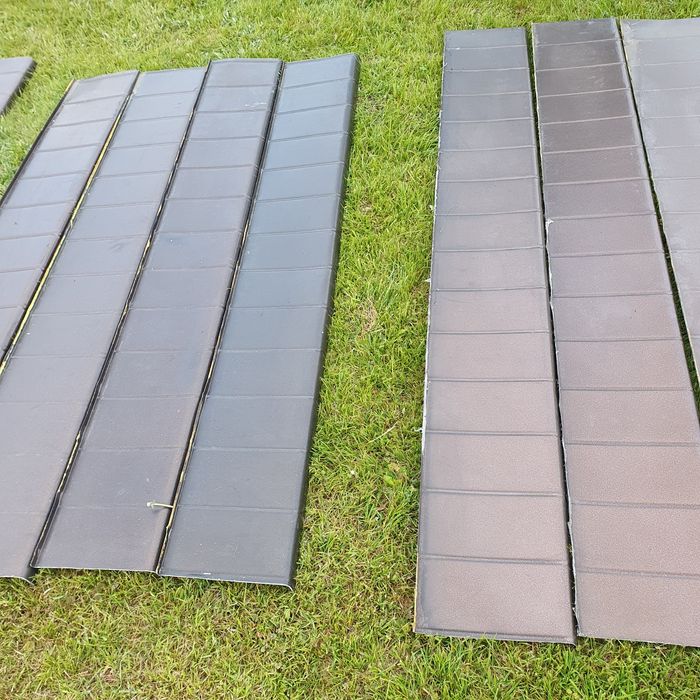 Parapety zewnętrzne aluminiowe ALU PŁYTKA  kolor BRĄZOWY