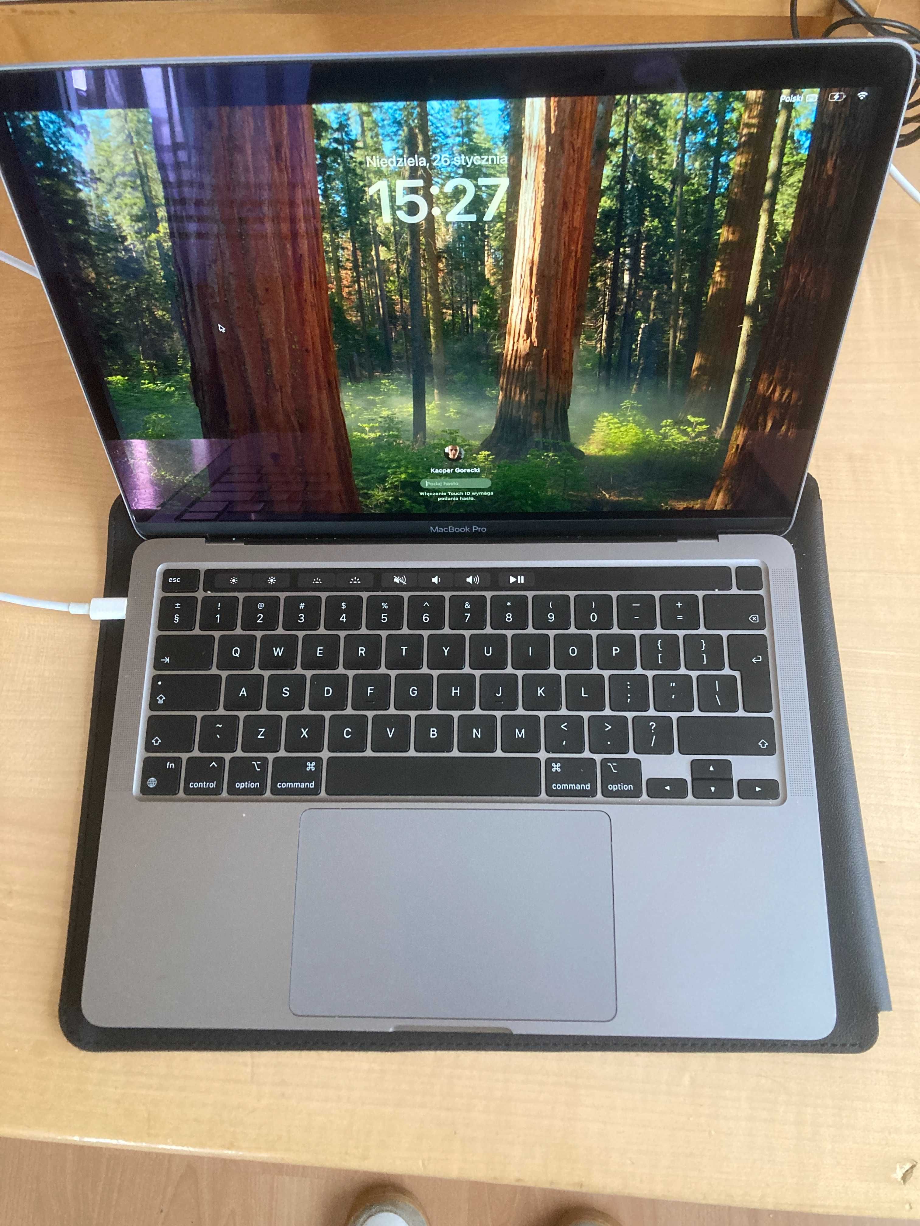 Macbook 13 Pro M1 8GB RAM 256GB, Polisa do 20.05.2025