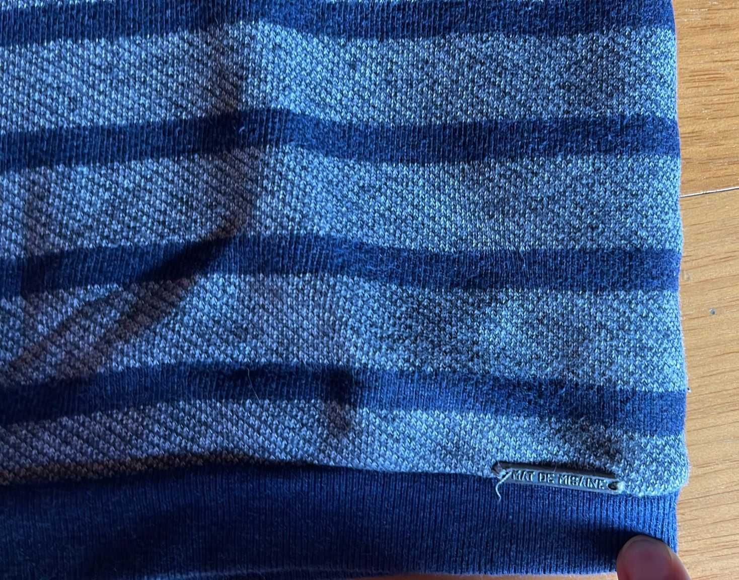 Camisola manga comprida - Senhora - Tamanho S (36) - Azul Marinho