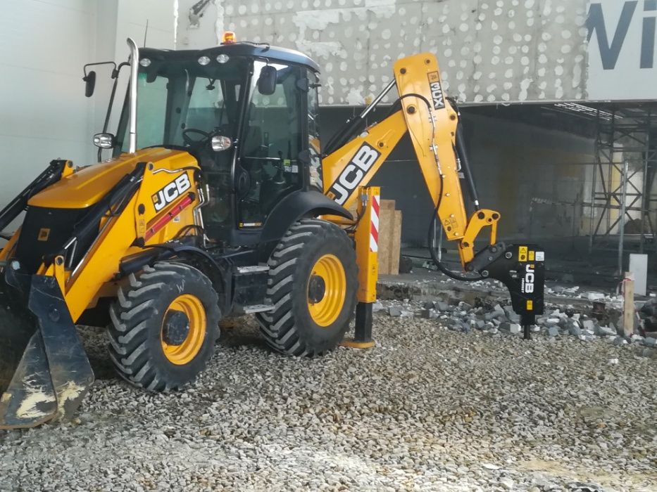 Usługi koparko-ładowarką, koparką kołową, minikoparką, woj.śląskie.