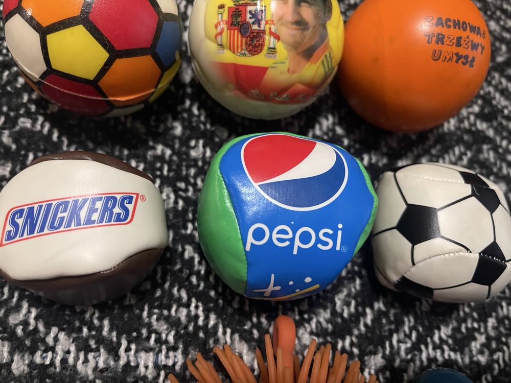 Piłki piłeczki zośki Pepsi Snickers Casillas