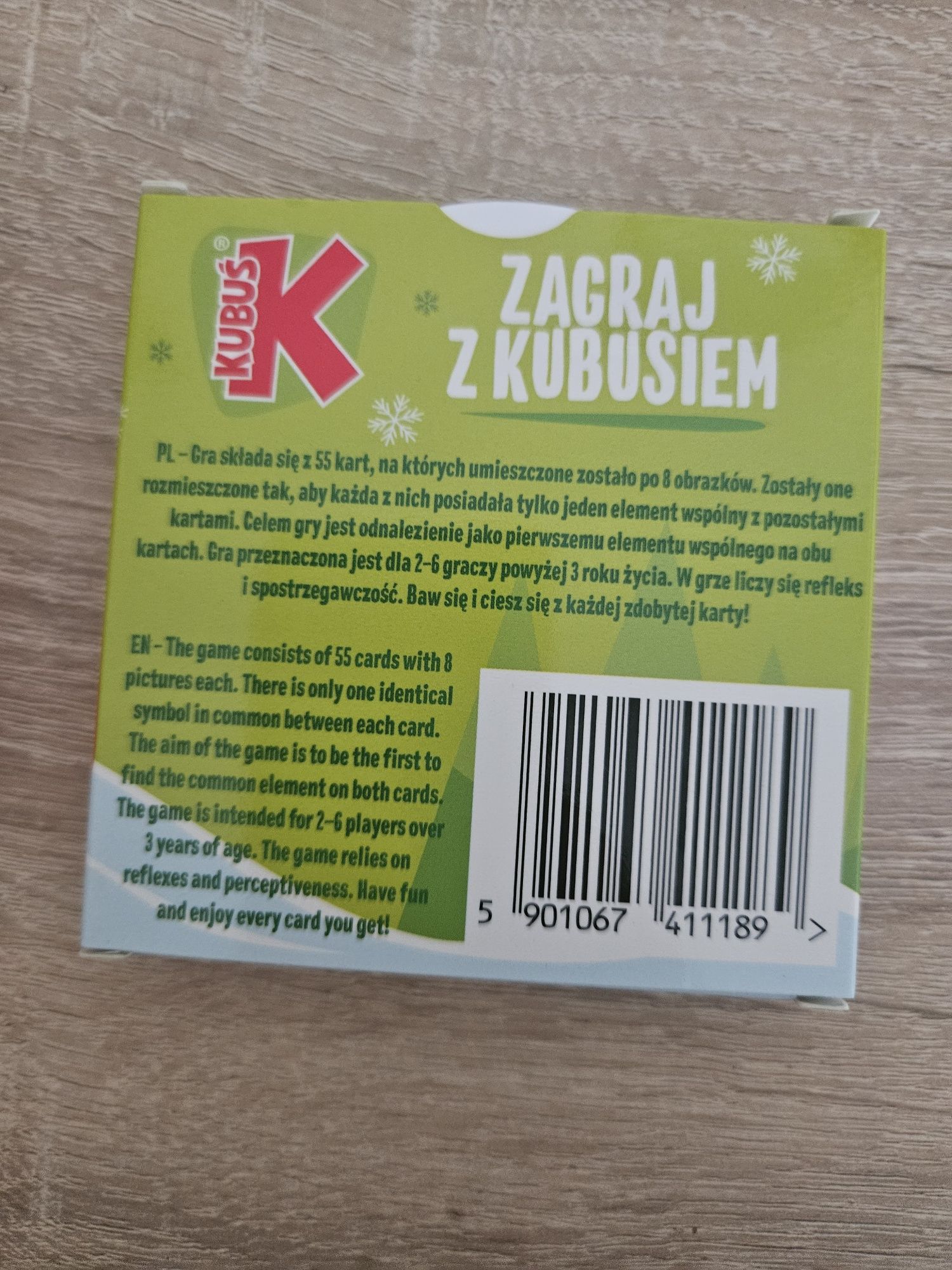 Gra Kubuś dobble 2 talie