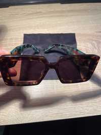 Okulary przeciwsłoneczne PRADA: SPR23Y - Kolor Tortoise/Dark Brown