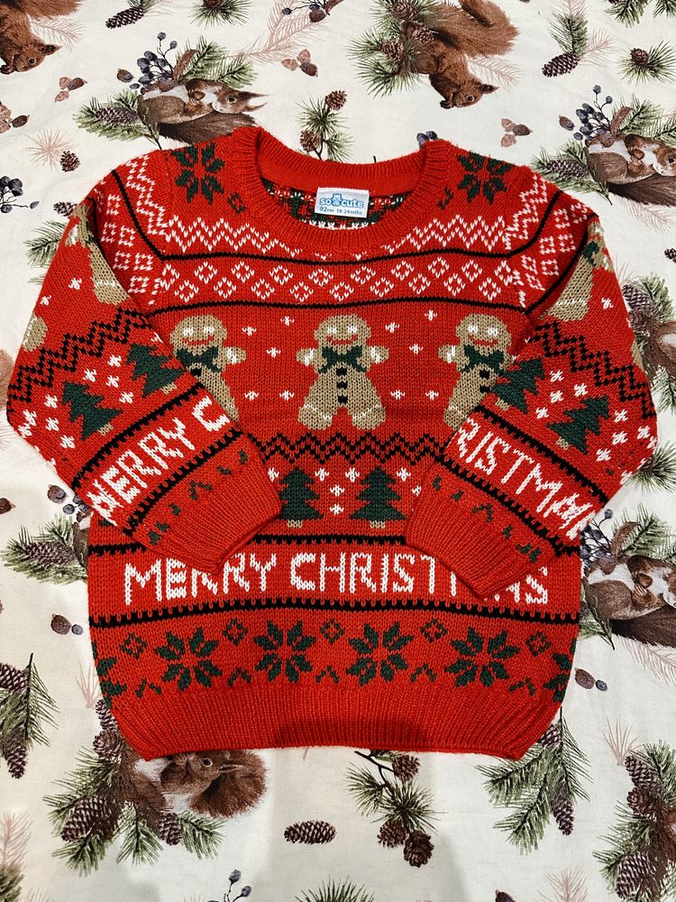 Sweter chłopięcy świąteczny Pepco 98