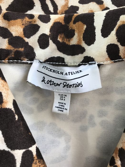 & Other Stories kurtka damska oversize S panterka