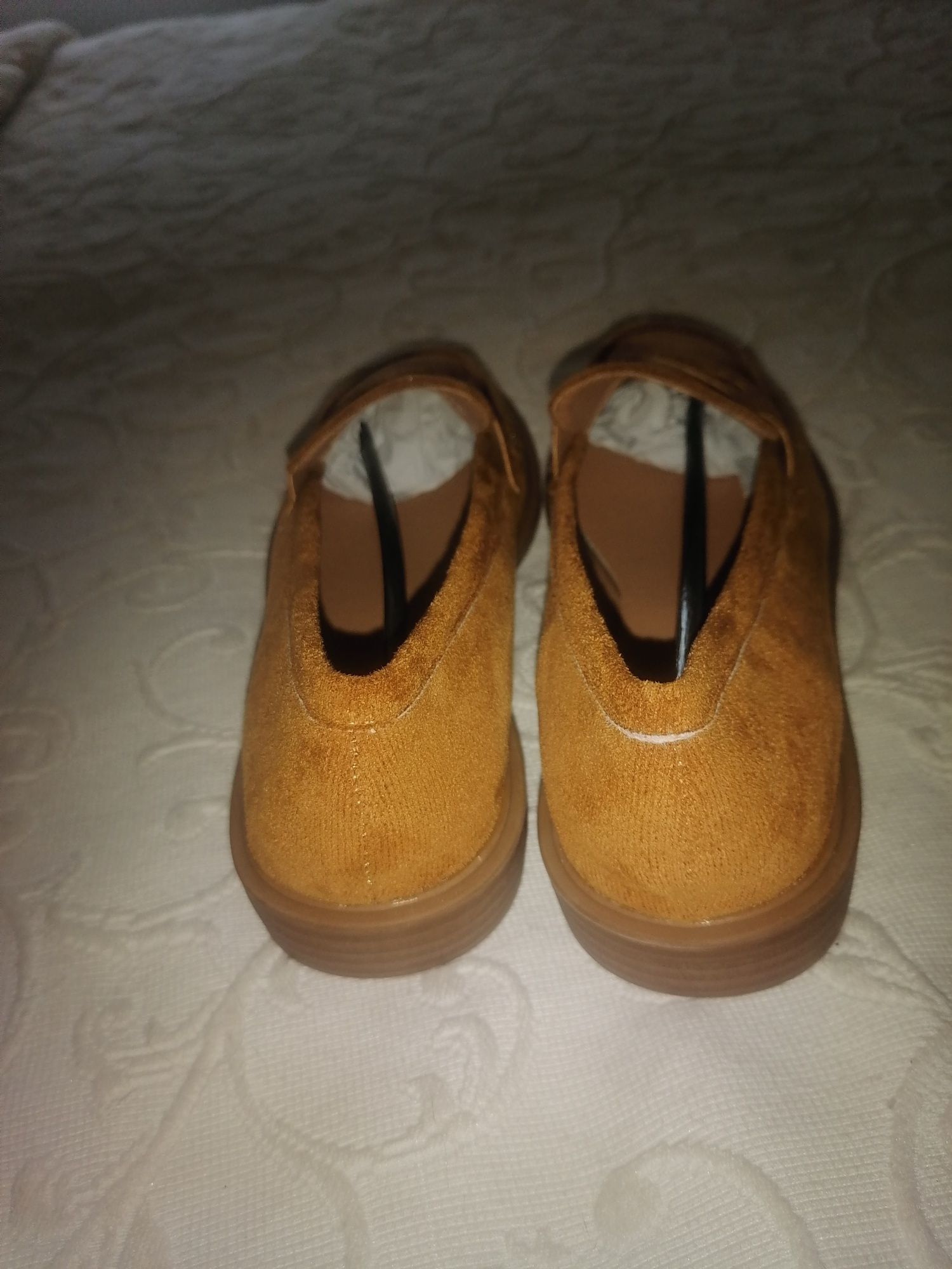 Sapatos moçassins mulher n*38 camel