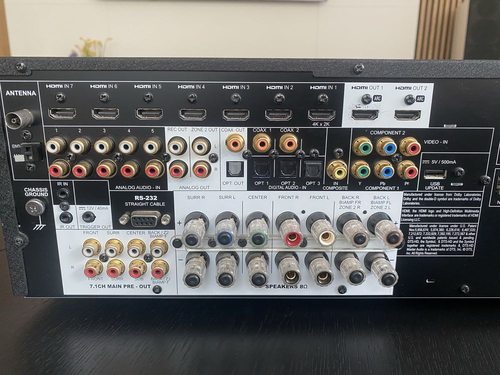 Amplituner Anthem MRX510 + mikrofon do kalibracji