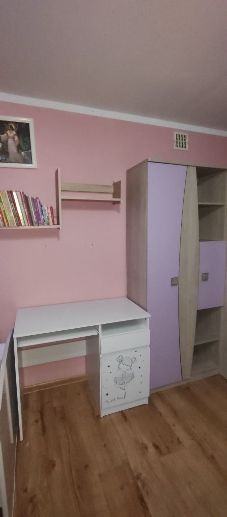 Łóżko 90/200 szafka nocna plus biurko