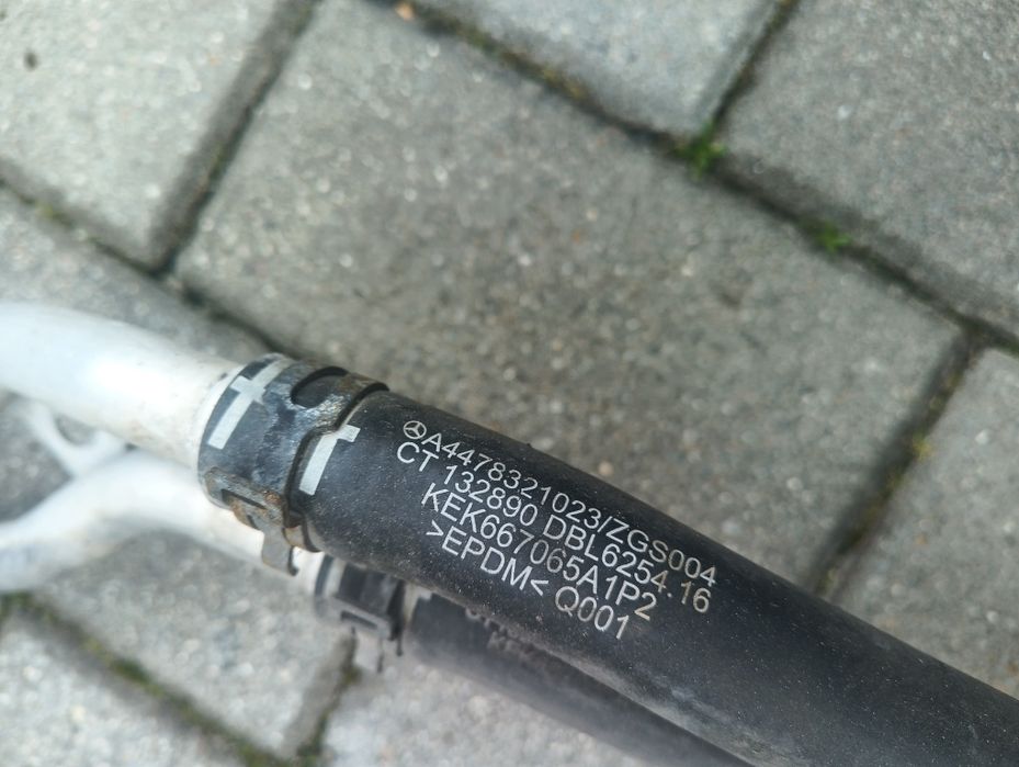 Трубка кондиціонера Vito 447 V-class кліма пічка вито шланг клімат