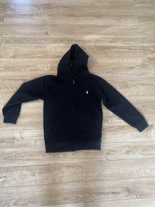Czarna zapinana bluza polo ralph lauren