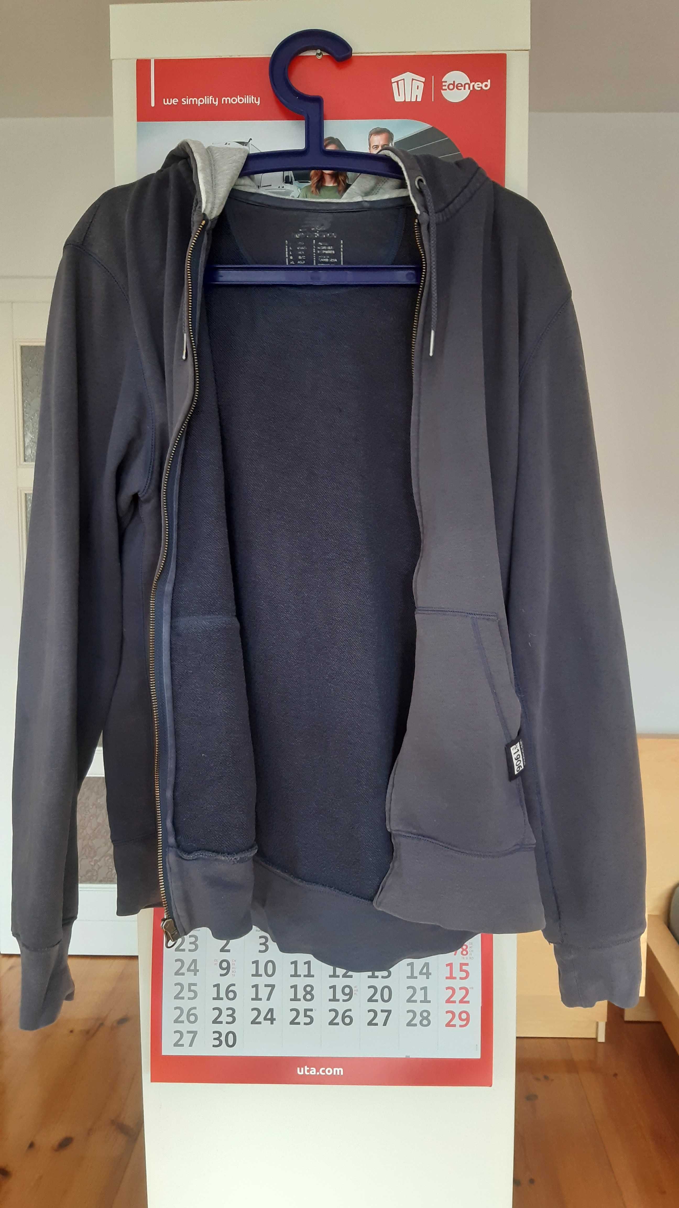 Bluza męska rozpinana z kapturem New Balance rozmiar L