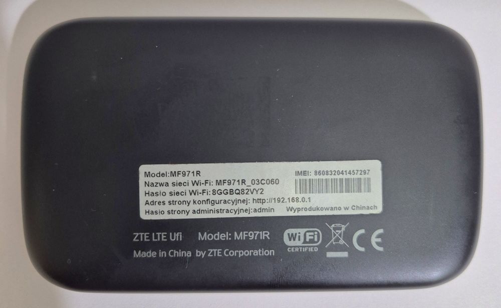 Мобільний роутер ZTE  MF971R