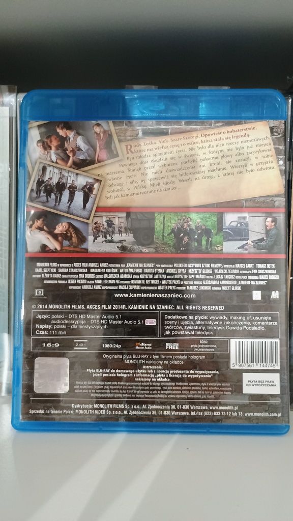 Kamienie na szaniec film blu-ray