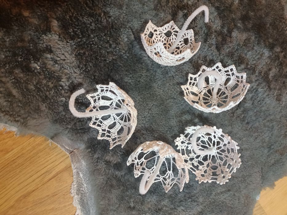 szydełkowe parasolki