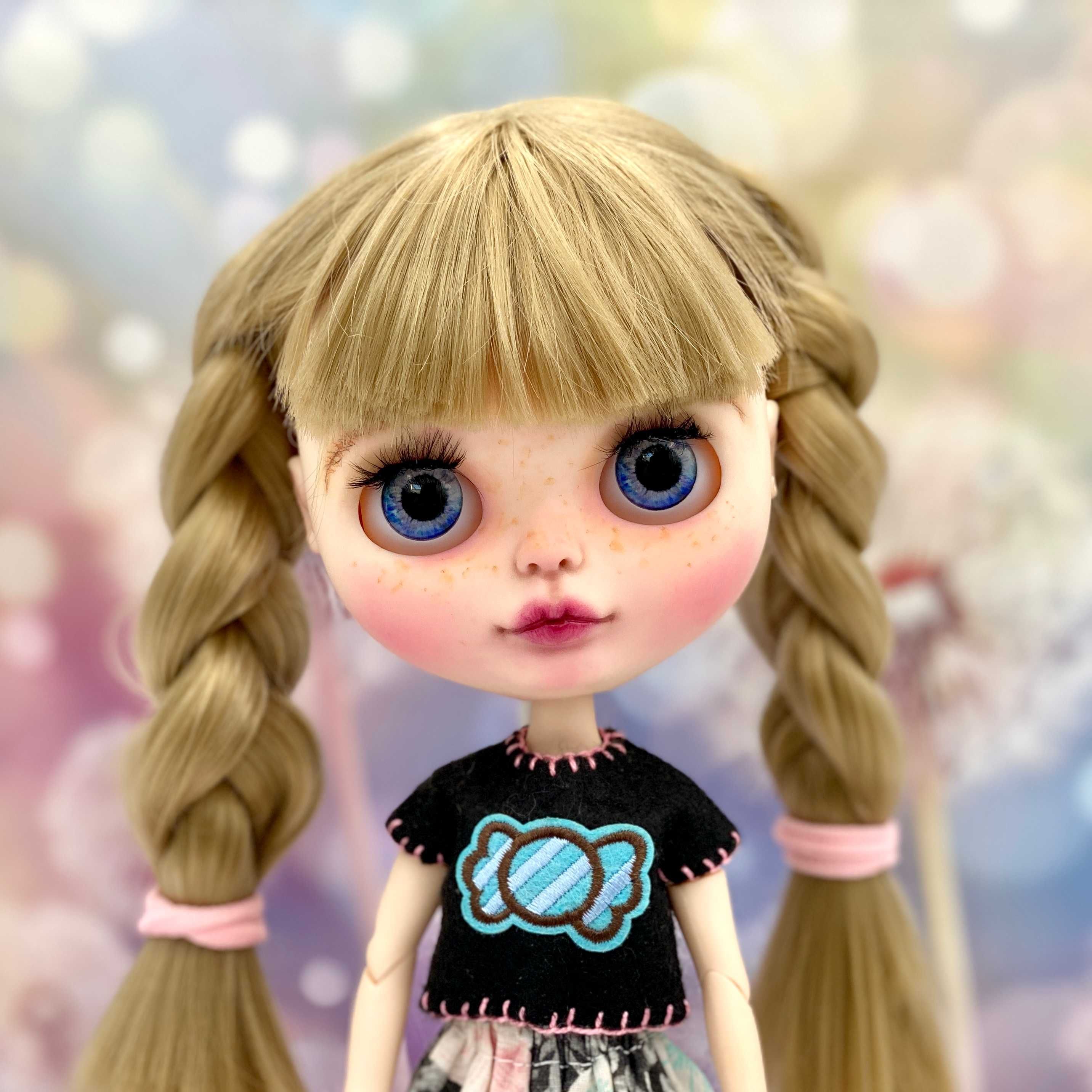 Lalka Blythe custom ooak doll repaint nowa ciałko bjd