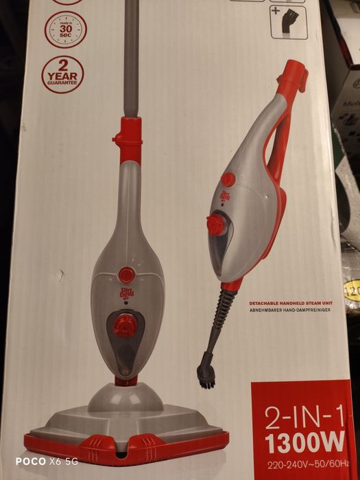 Devil mop parowy 2w1 nowy 1300W nowy