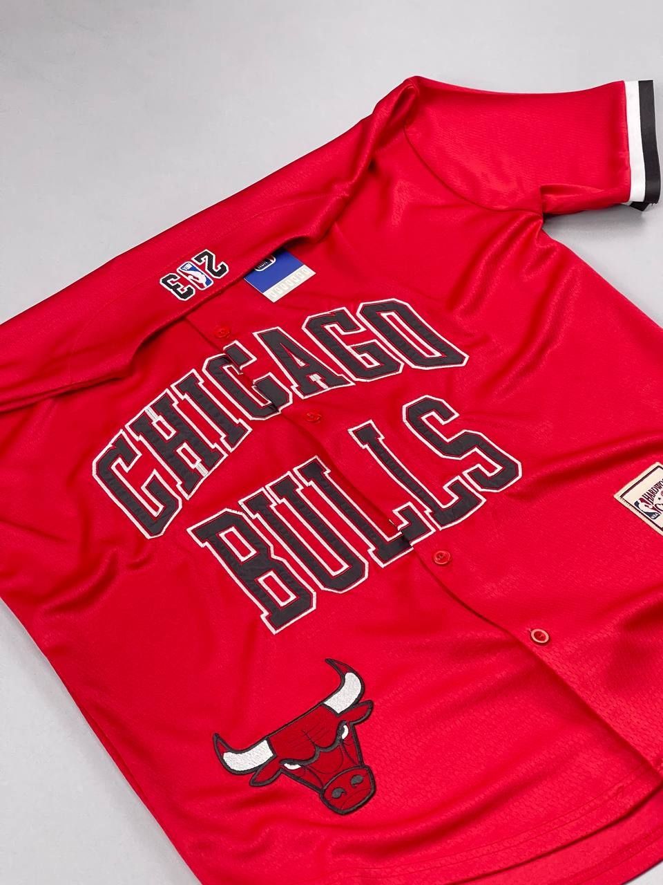 Koszulka krótki rękaw bulls chicago L S koszykarska rozpinana koszula