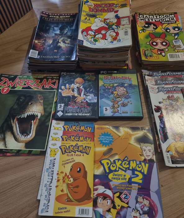 Karty tazo komiksy i inne pokemon piłkarze anime 7 zdjęć AKTU. 07.2025
