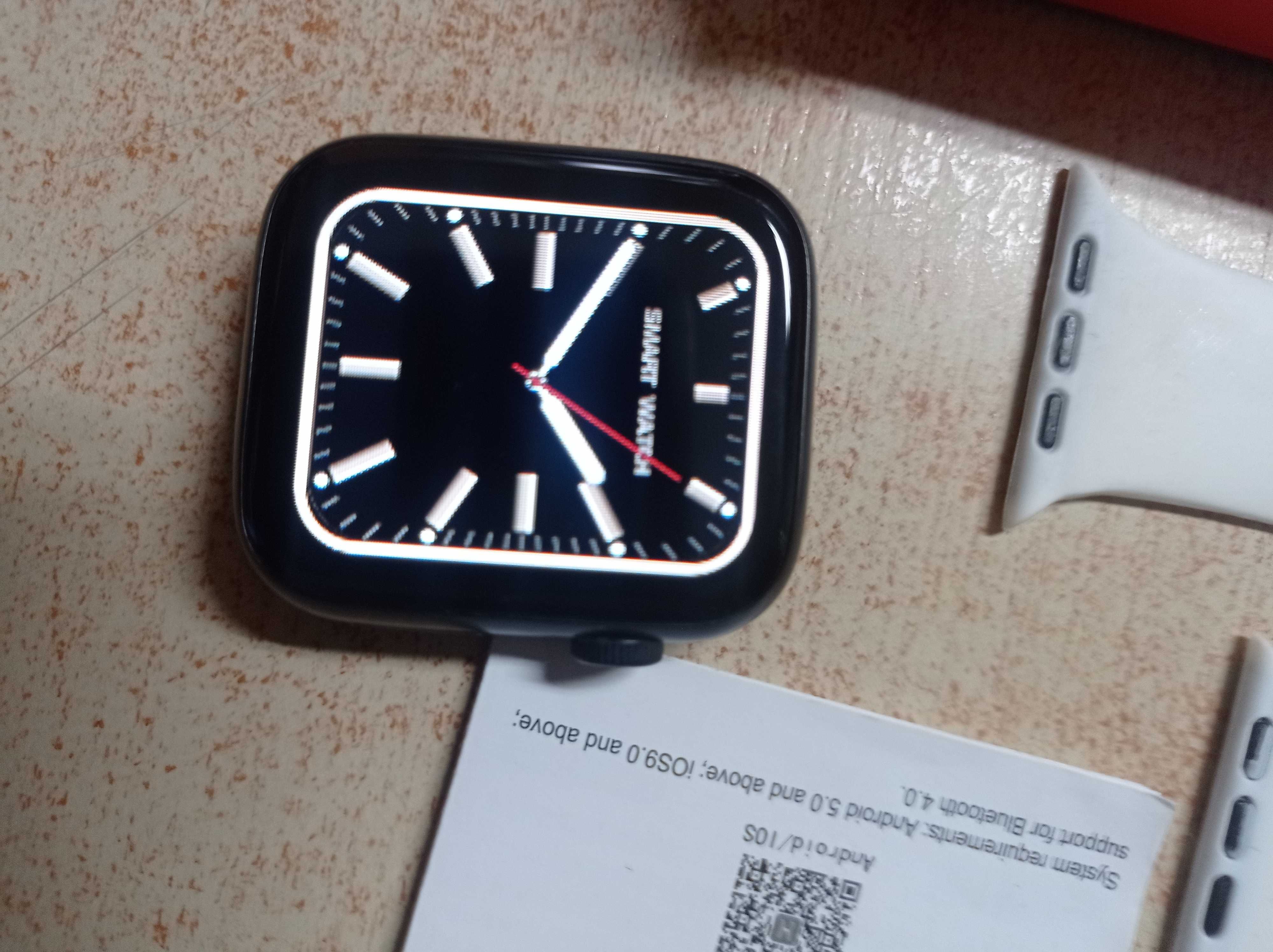 Nowy SMART WATCH I 8 Pro MAx LAXASFIT ładowarka dwa paski silikonowe