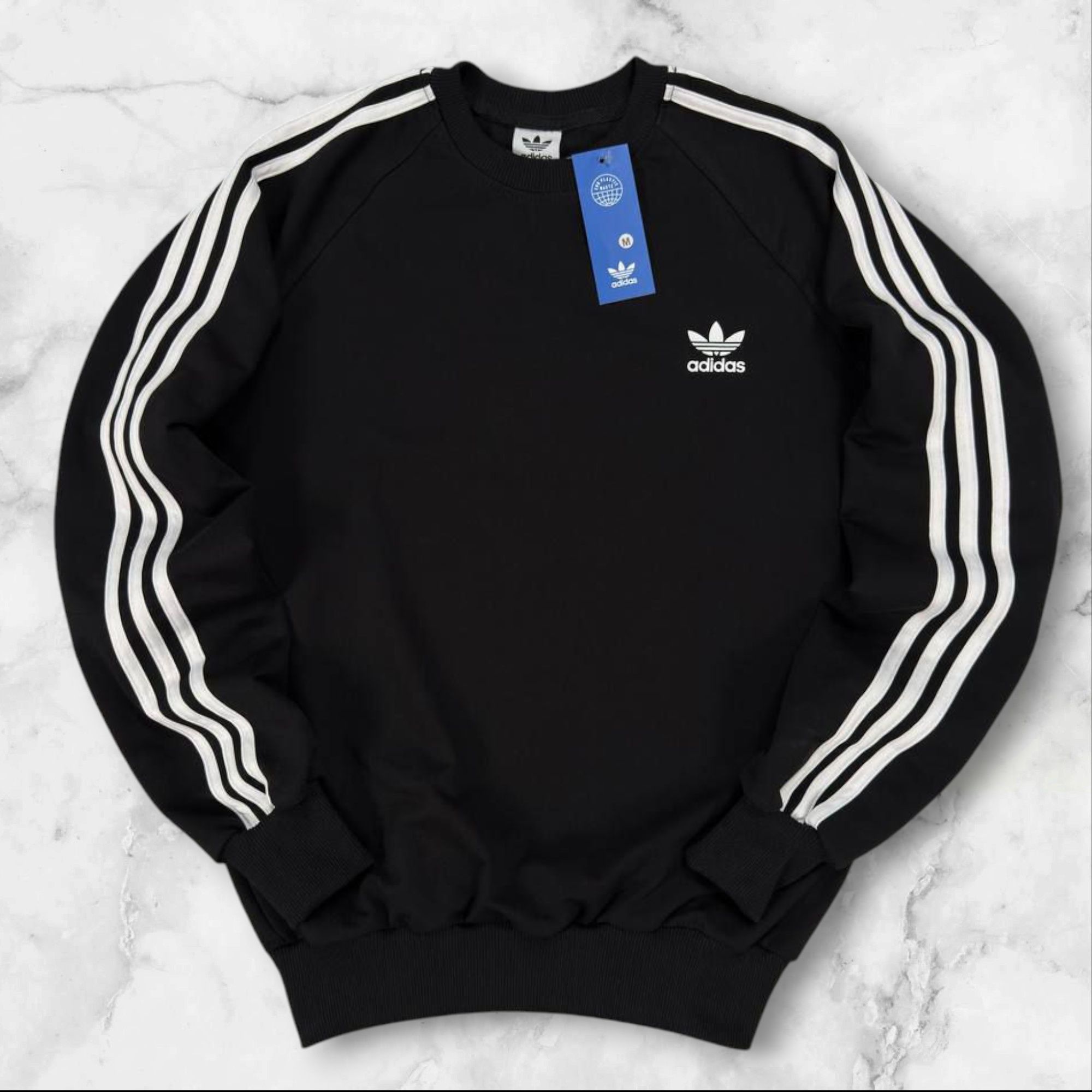 Світшот Adidas / Чоловіча кофта Адідас. Лонслів. Преміум якість