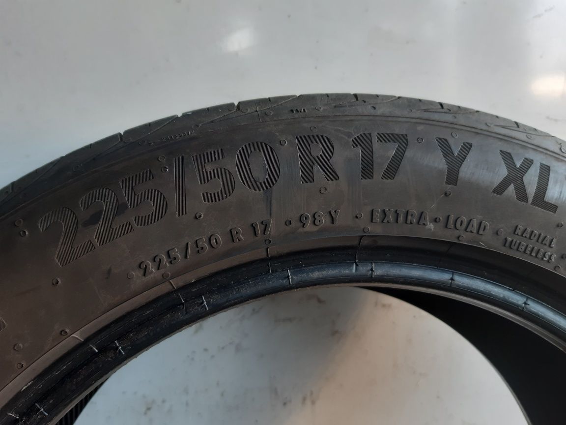 Opony letnie 225/50R17 Continental 2019r 6mm montaż w cenie