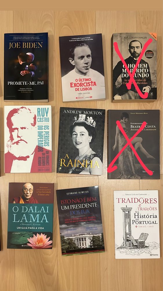 Vários livros para venda