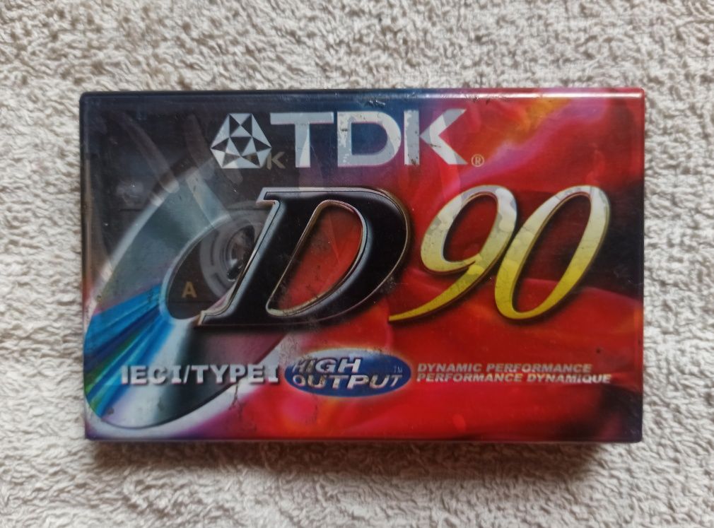 Taśma, kaseta magnetofonowa TDK D90