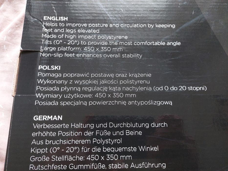 Podnóżek biurowy VeroTech 70002