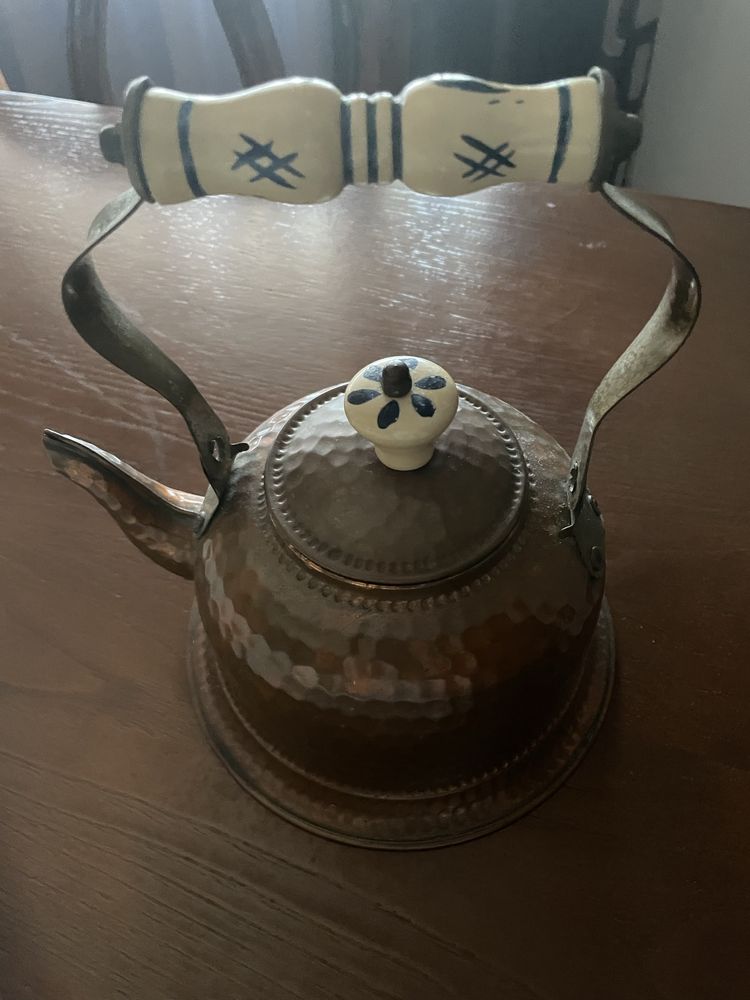 Chaleira em cobre vintage. Só 15€