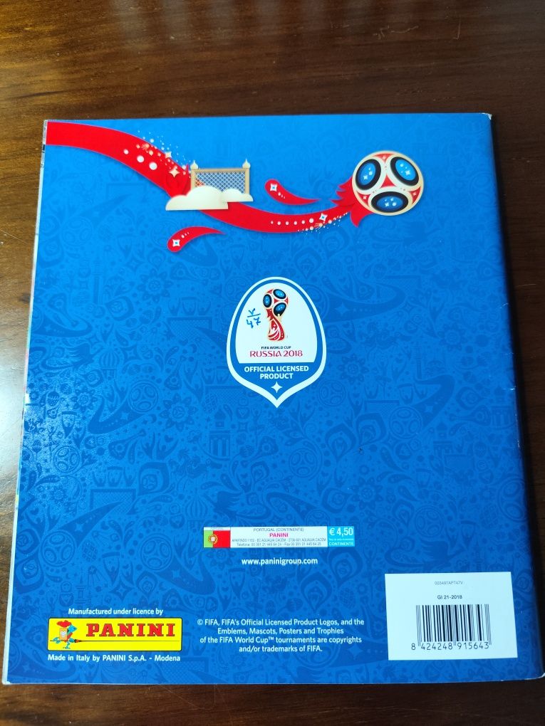 Caderneta FIFA World CUP Rússia 2018