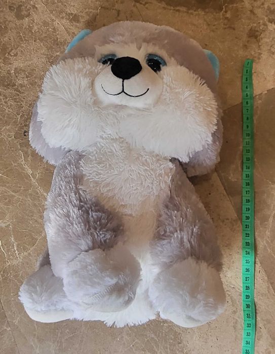 Мягкая игрушка собачка/волк, размер средний