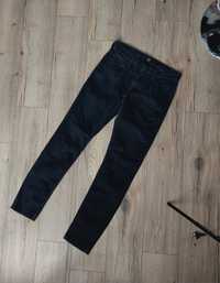 Jeansy męskie Lee Rider W32 L34 Szare spodnie jeansowe Elastyczne