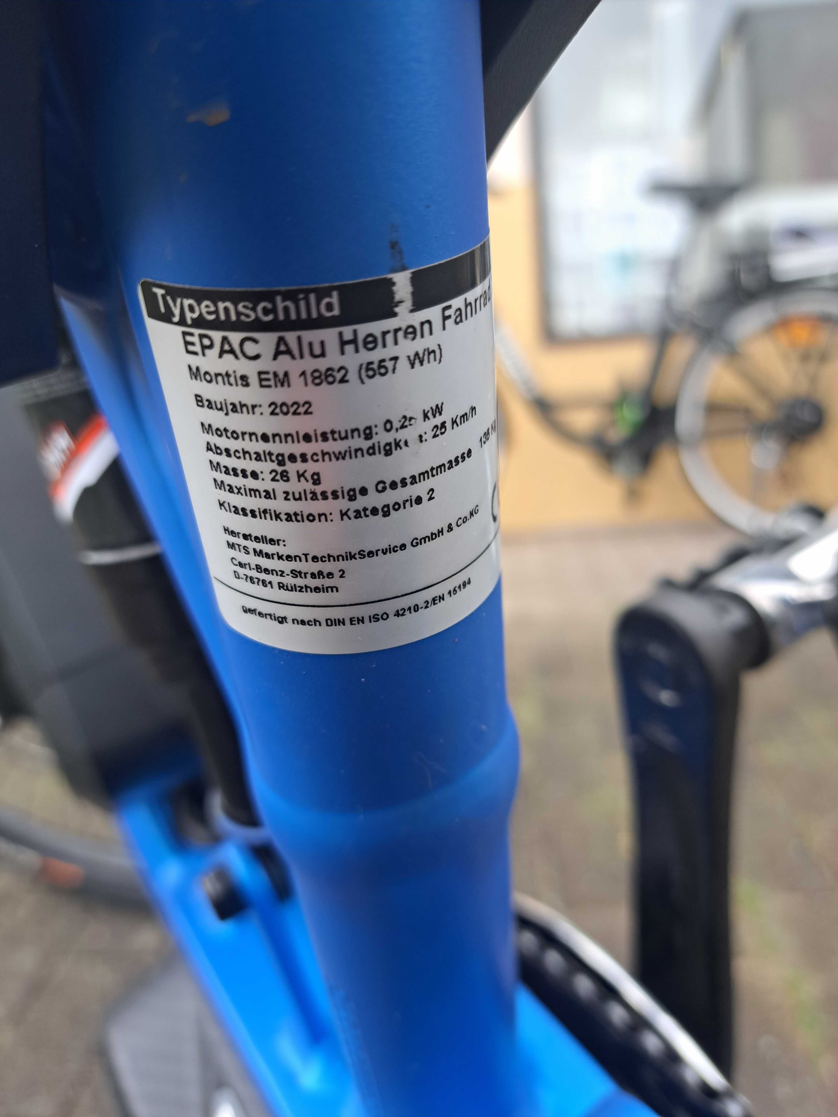 Fischer Montis EM 1862 rower elektryczny MTB