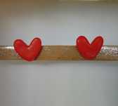 Brincos Handmade - Corações - Pares Únicos