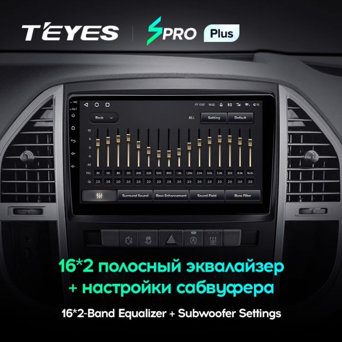 Штатная магнитола Teyes SPRO Plus Mercedes Vito 3 (2014-2020) Android