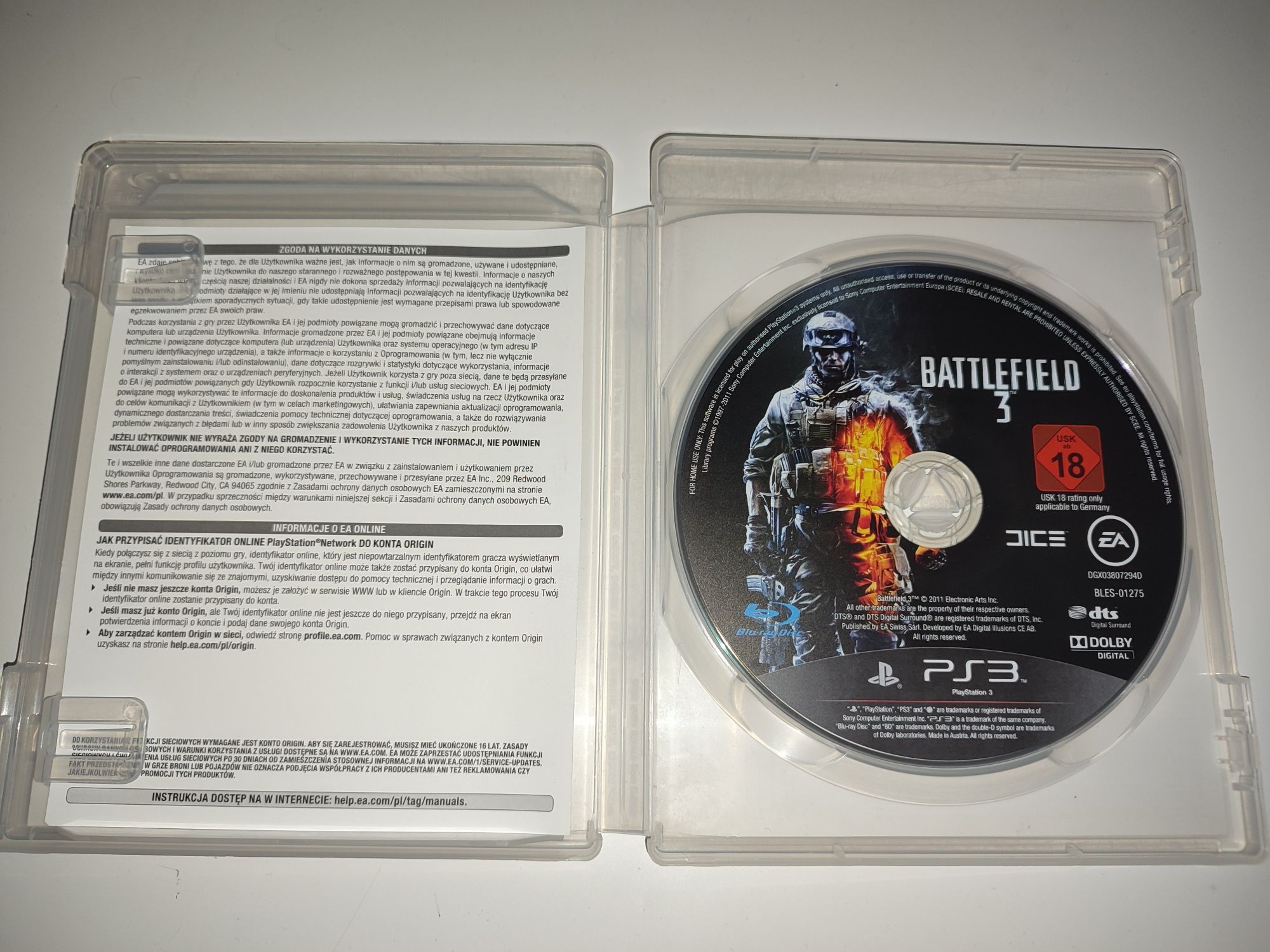 Gra Ps3 Battlefield 3 PL gry PlayStation 3 Sniper GTA V UFC GOW Mafia