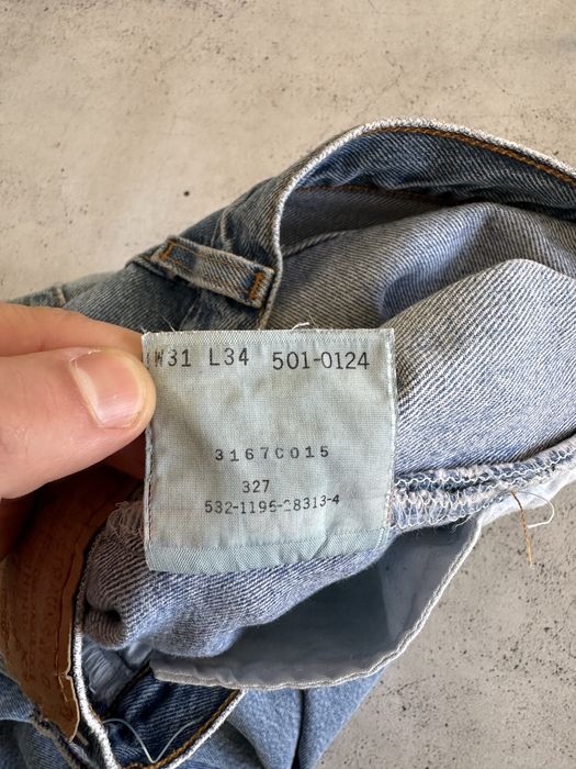 Винтажные джинсы Levis 501 оригинал Размер 31/34