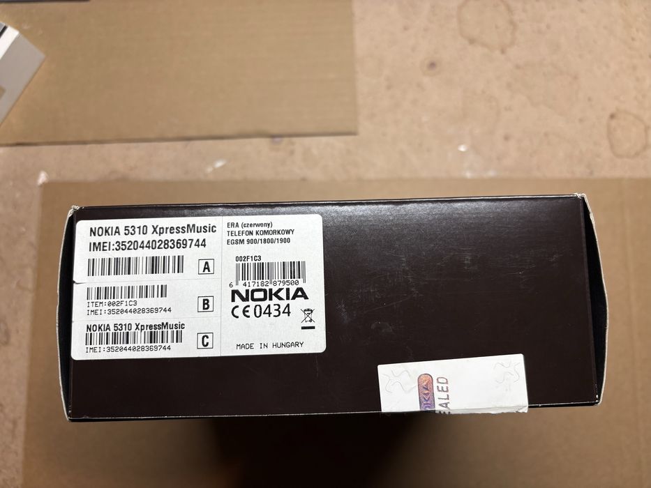 Pudełko po tel. Nokia 5310 Xpress Music