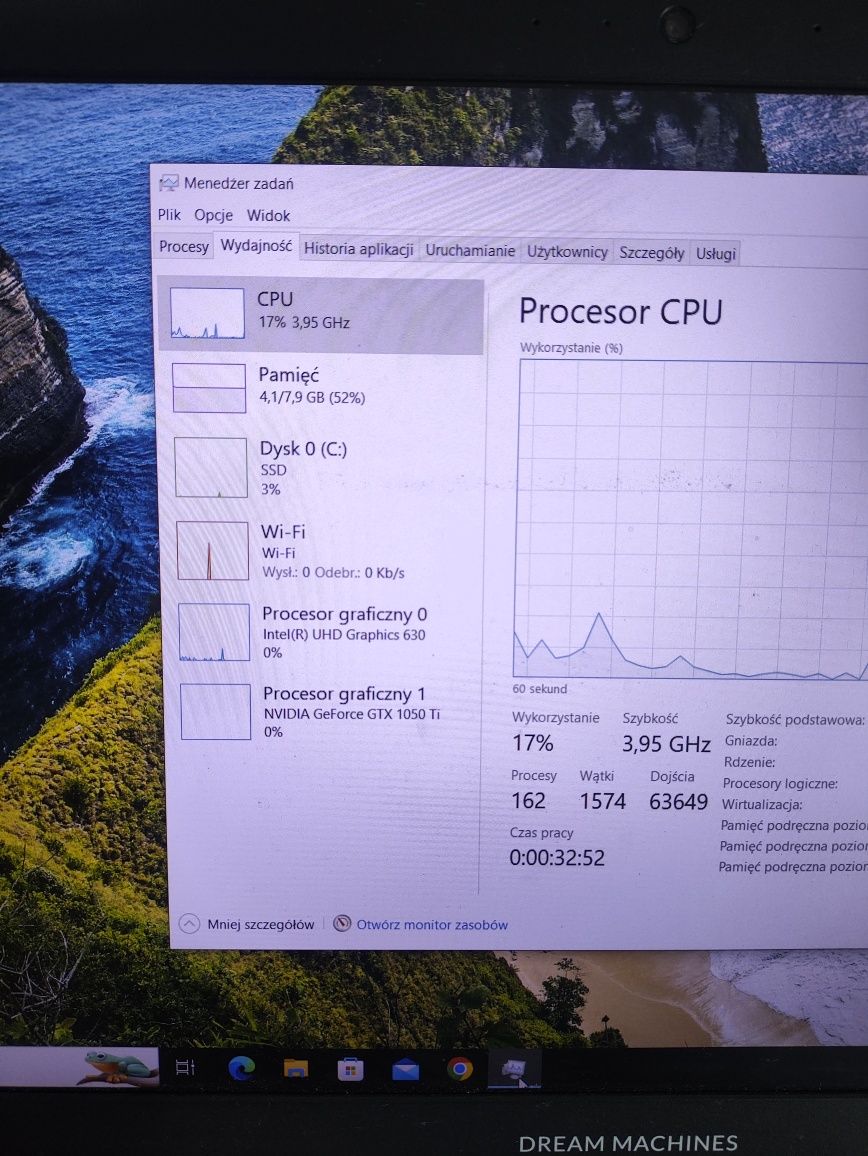 Laptop dream machines do gier