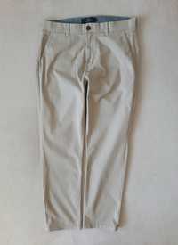 spodnie chino NEXT roz. 32/29 M/L straight styl moda klasyka komfort