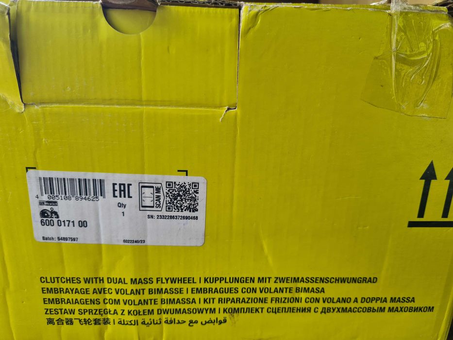 Комплект Щеплення LUK з двухмасовим маховиком Ford 1.8 tdci
