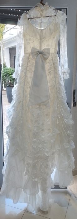 Vestido de noiva com manga comprida