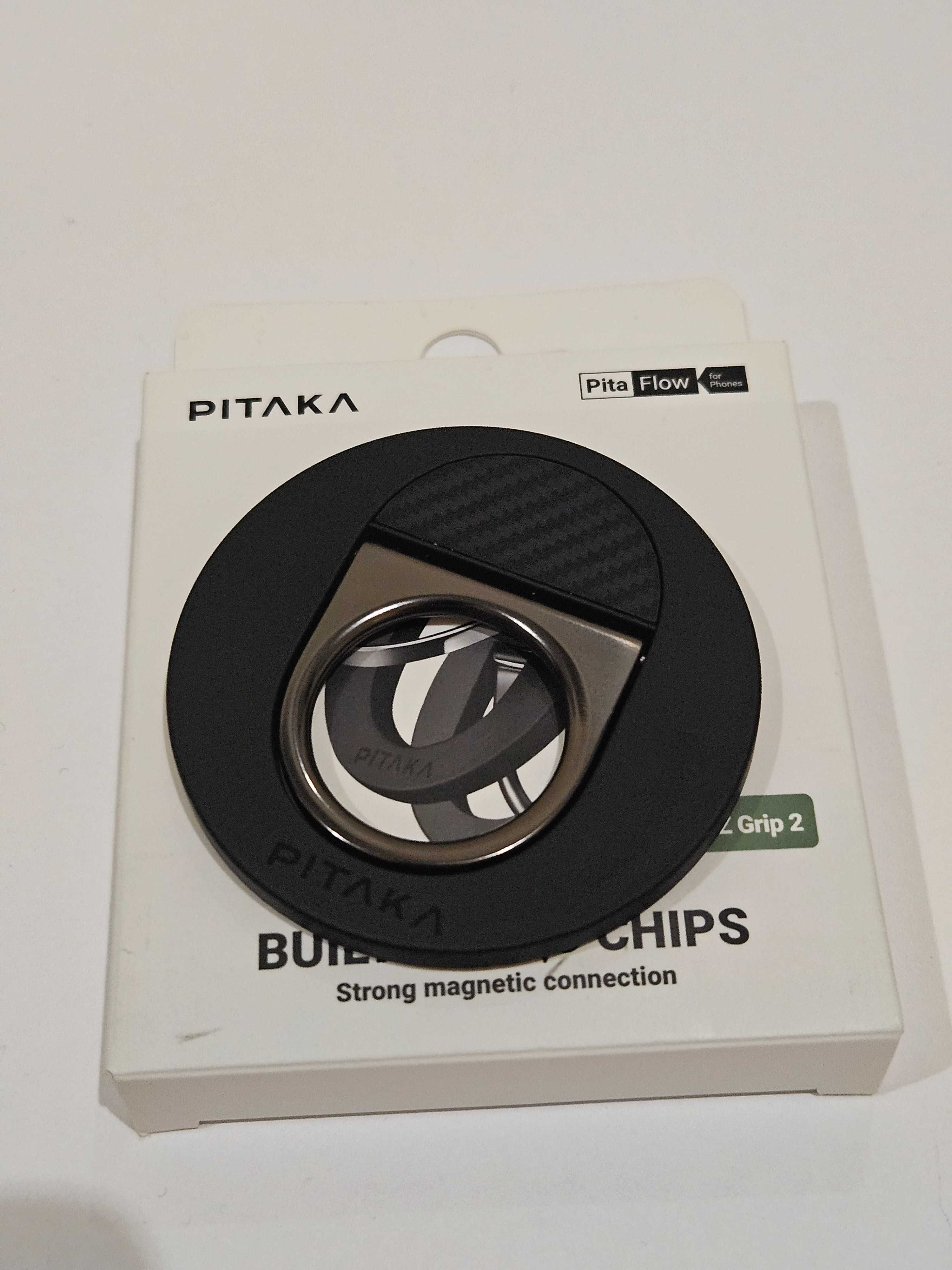 Uchwyt na palce Pitaka MagEZ Grip 2 Fiber Black
