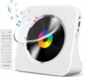 Odtwarzacz CD przenośny, Bluetooth radio wbudowane dwa głośniki HIFI