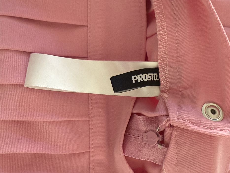 PROSTO różowa tenisowa plisowana spódniczka mini L