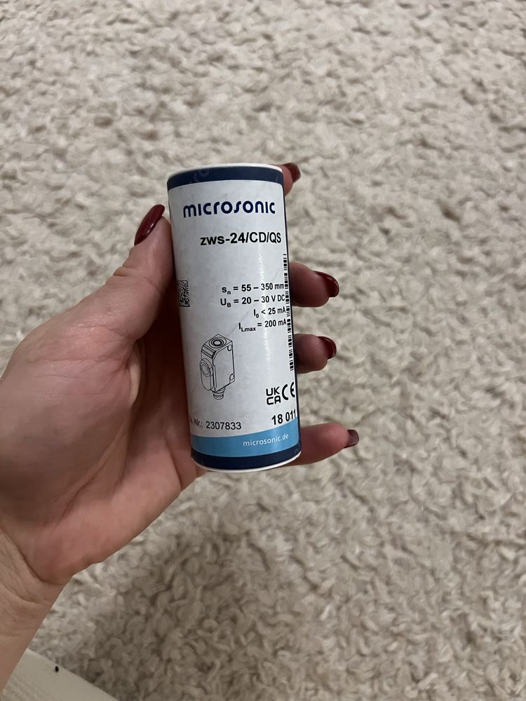 Ультразвуковий датчик microsonic zws-24/CD/QS