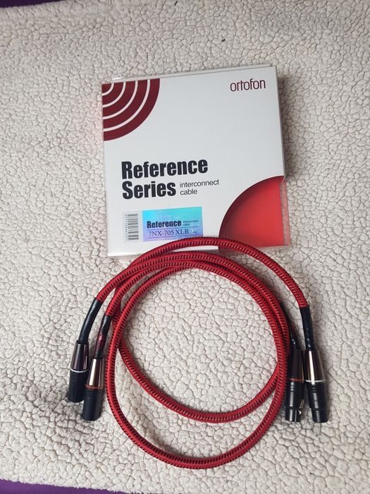 Oryginalny kabel XLR Ortofon Reference 7NX-705 dług 1m