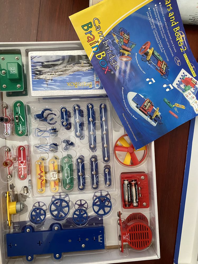 Kit Eletronica Carros e Barcos - Cambridge Brain Box (8-12 anos)